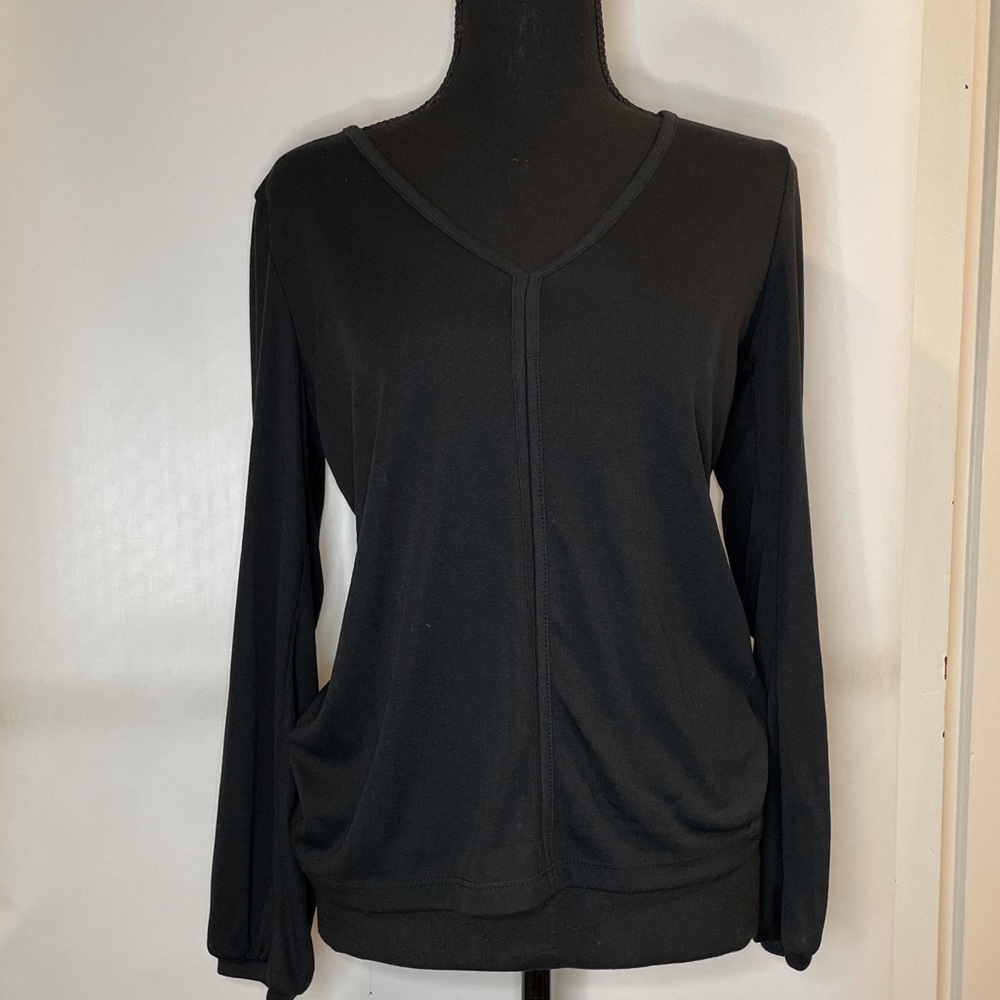 J.Crew Drapey Ribbed V-neck